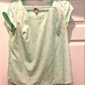 Merona flamingo shirt